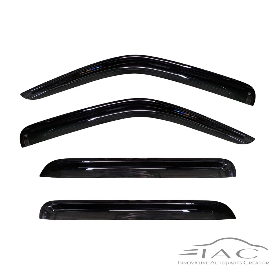 Para Volkswagen Golf Mk3 91-02 Viseira de Janela Ventilação Sombra Guarda Chuva Porta Viseira - Imagem 2 de 4