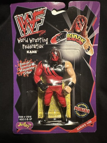 KANE WWE WWF JUST TOYS Series 8 1998 Bend ems 5