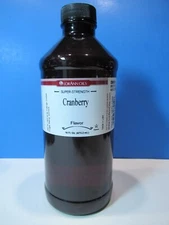 New LorAnn Oils Super Strength  Cranberry  16 oz  Flavoring Sealed