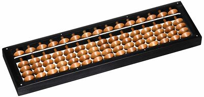 Japanese Abacus Soroban by Tomoe 15 Digits Birch Ball Japan Standard Small