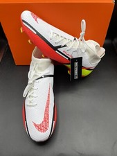 New Nike Phantom GT2 Academy DF MG Soccer Cleats White Crimson Mens Size 12.5
