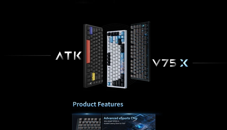ATK VXE V75X/K Wireless Semi-Aluminum 75% Mechanical Keyboard – Game-Gasket - Image 2 of 4