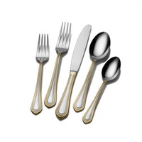 Mikasa Regent Bead Gold 65 Piece Flatware Set, New, Free Shipping on sale Mikasa Regent Bead Gold 65 Piece Flatware Set, New, Free Shipping on sale