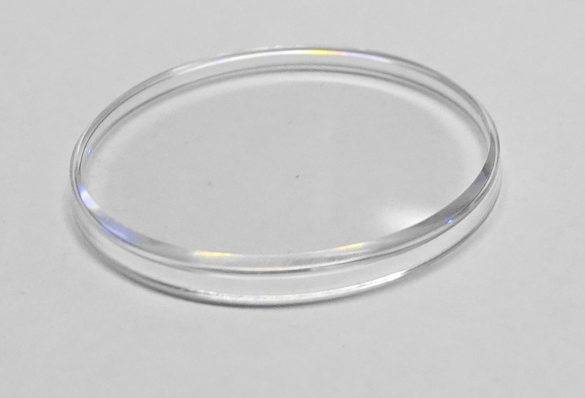 Verre De Montre Rond Diamètre 27.6 Mm - Marque ROBUR, Type Mince TC, Pour Remplacement