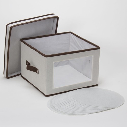 Household Essentials Charger Plate Storage Box,Fully Removable Lid - Picture 43 of 89