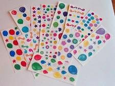 Creative Memories Studio Sticker Strip~you choose one~Ballons, Stars, Dots etc
