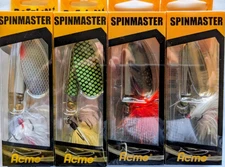 4 - Acme Tackle RATTLIN' SPINMASTER - 3/8 oz. - Four Great Colors!