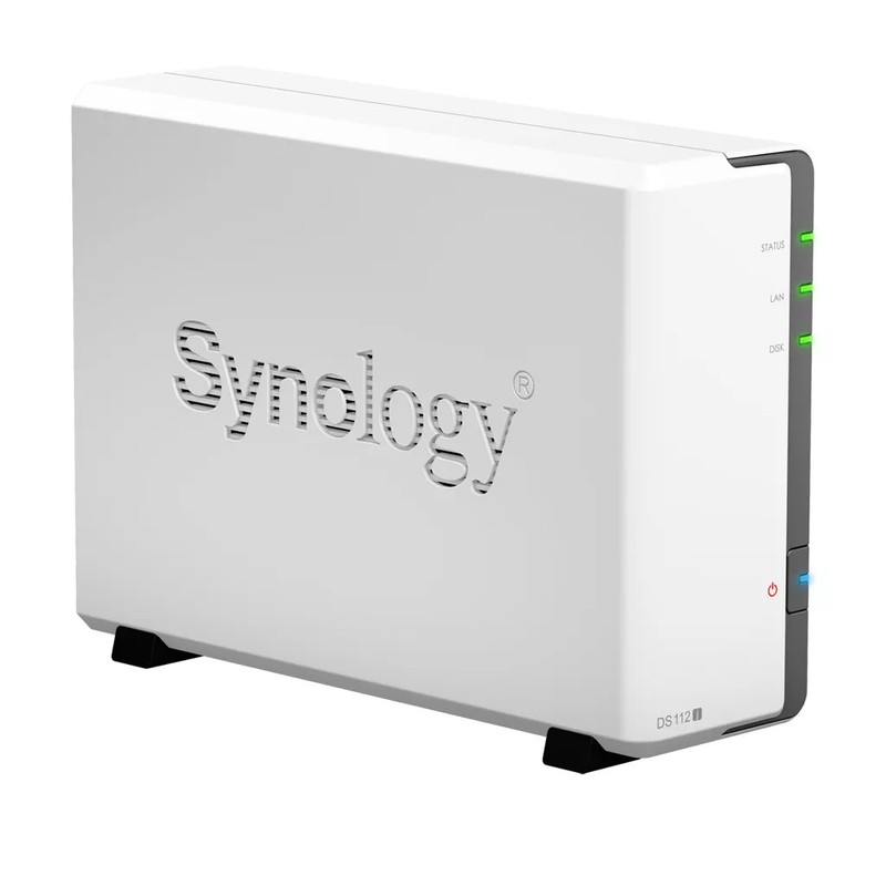 Synology DS112j 1-Bay NAS Server 3TB WD Red 3.5in HDD 64MB Cache