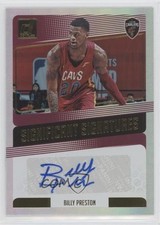 2018-19 Panini Donruss Significant Signatures Billy Preston #SS-BPS Auto 5l1