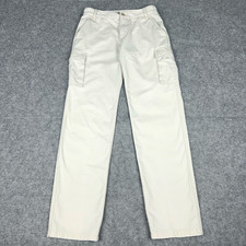 VTG Polo Jeans Co Pants Womens 26x31 2 Tan Khaki Ralph Lauren Cargo Cotton Y2K