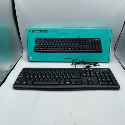 Logitech K120 YU0042 Full-Size Keyboard Wired USB Plug & Play QWERTY (Standard)