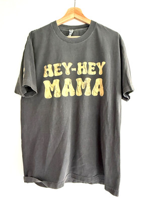 ROBERT PLANT Official Hey Hey Mama Tour 2026 T-Shirt Size L Distressed Gray