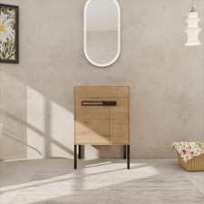 24 Inch Freestanding Bathroom Vanity or Floating is Optional Conversion.24 18-
