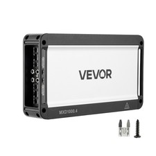 VEVOR Autoverstärker Endstufe 4-Kanal Klasse D Max. 4 x 500 W 4 Ohm für SUV