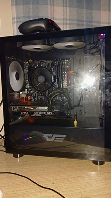 Custom/Whitebox GeForce GTX Gaming Desktop PC Tower, Black, NVIDIA Dedicated GPU