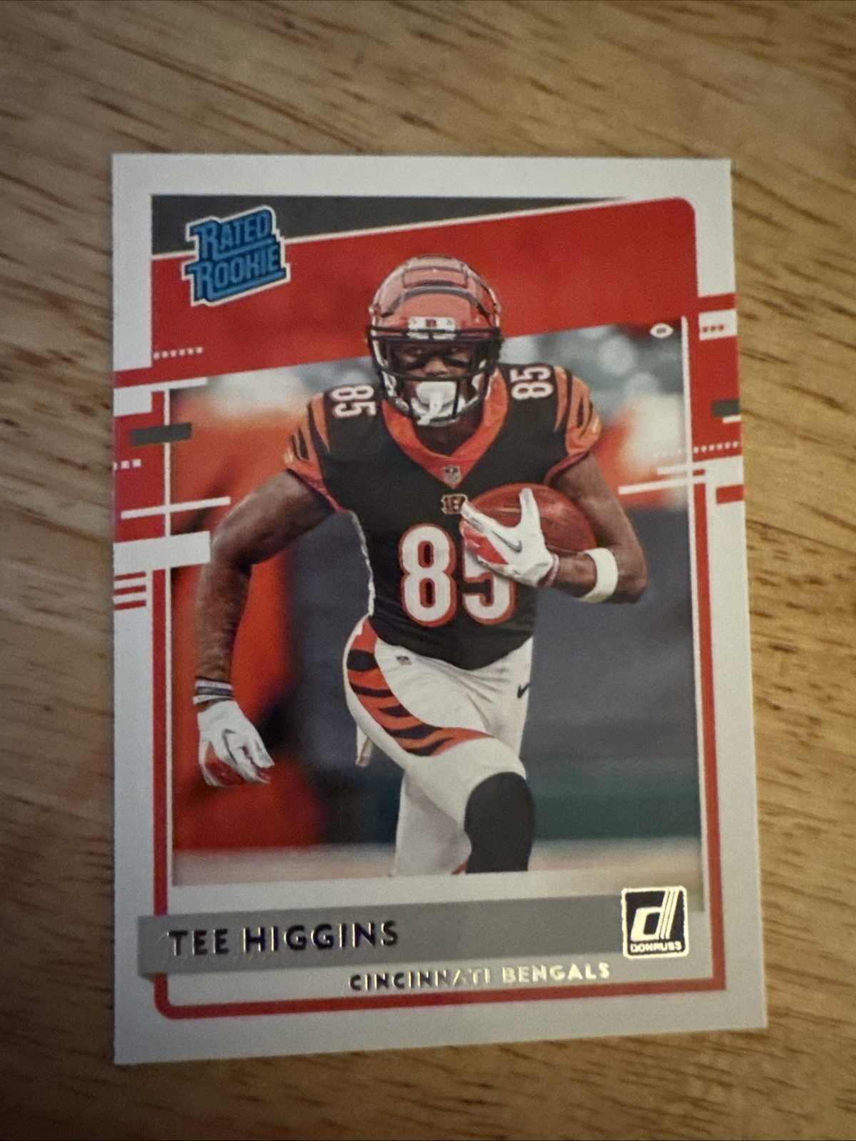 2020 Donruss Rated Rookie Tee Higgins #310 Cincinnati Bengals
