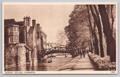 Queens College Cambridge River Cam Mathematical Bridge Salmon