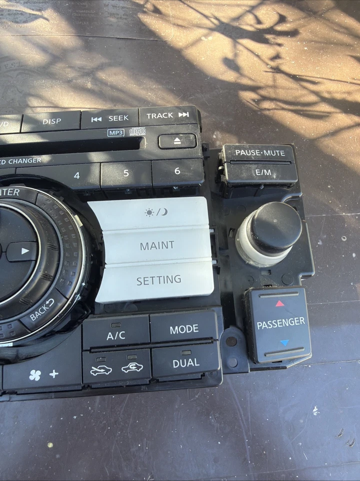 Sistema de navegación por radio control de temperatura compatible con 06-08 Infiniti FX Series Fx35 Foto 4 de 4