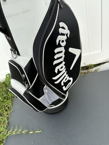 Callaway Staff Cart Bag 6 Way Black White - Picture 5 of 6