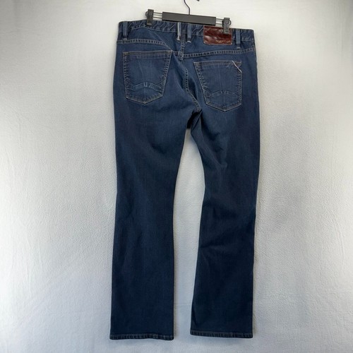 Cult Of Individuality Jeans Men's 36x34 Fit 36x32 Blue Rebel Straight Dark Denim