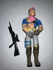 Hasbro G.I. Joe Zandar Action Figure With Gun. Vintage 1980s