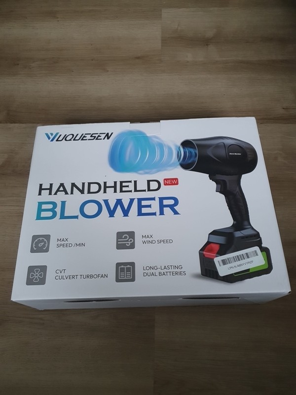 YUQUESEN 980,000 RPM Cordless Leaf Blower - 21V Electric Handheld Leaf Blower