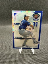 2025 Panini Prospect Edition Johnny King Blue Cracked Ice Prizm #'d /299