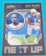 2021 Playbook Next Up #NXT-JPA Josh Palmer Los Angeles Chargers Football Card T2