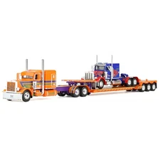 First Gear DCP 1/64 Peterbilt 389 &359 Semi Fontaine Lowboy Sadie Rae 60-2140