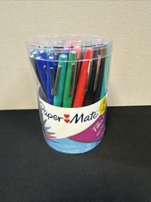 48 Pack Paper Mate Flair Felt Tip Pen Assorted Ink, Medium