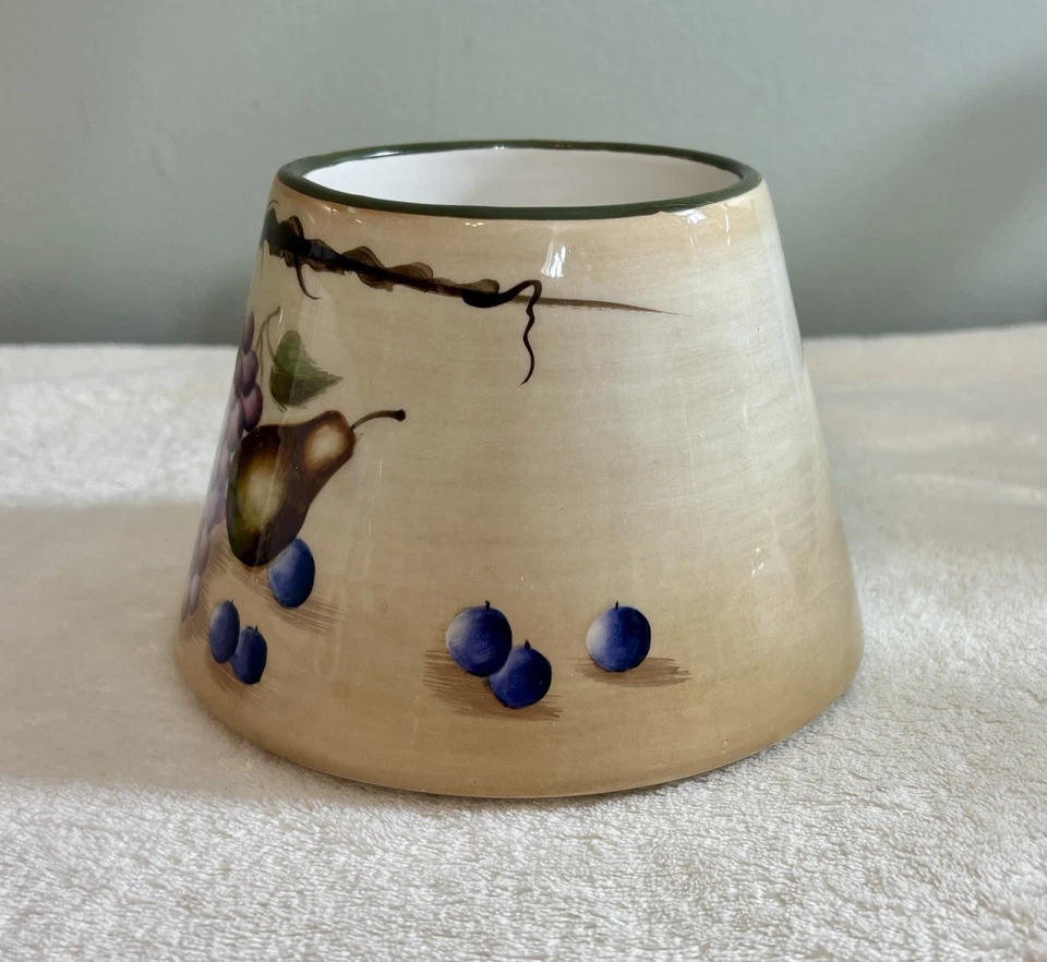 Домашние интерьеры SONOMA VILLA большая банка АБАЖУР ДЛЯ СВЕЧЕЙ с расписанными вручную фруктами. - Изображение 2 из 4