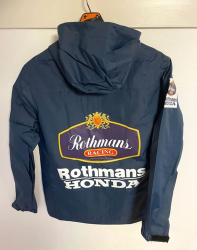 L Rothmans honda HRC MotoGP NSR Jacket Motorcycle wear Racing new Black color - Picture 6 of 12