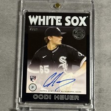 2021 Topps 1986 Baseball Series 2 Codi Heuer Auto Black /199 #86A-CH SP