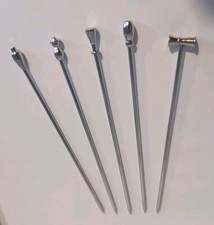 Cocktail Picks Stick, Cocktail Toothpicks, Stainless Steel, 40 PCS