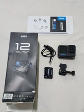 Go Pro HERO12 Black - Waterproof Action Camera with 5.3K60 Ultra HD Video, 27MP