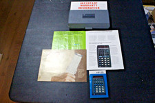 Vintage Hewlett Packard HP-35 Electronic Calculator, Case, Power Cord NO BATTERY