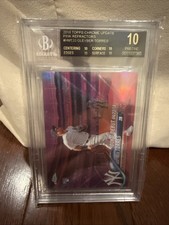 2018 Topps Chrome Update  Gleyber Torres Pink Refractor RC BGS  10 BLACK LABEL