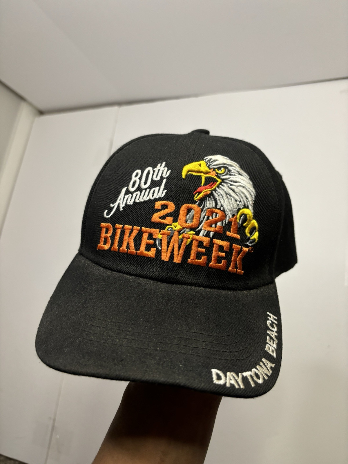 2021 Daytona Beach Bike Week Eagle Motorcycle Gift Biker Hat