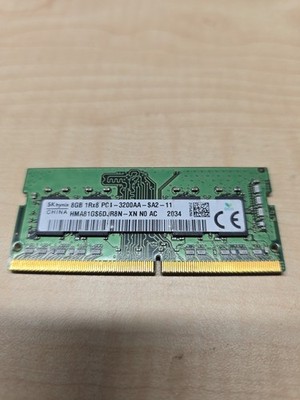 SK hynix 8GB DDR4-3200 PC4-25600 1Rx8 SODIMM Laptop RAM HMA81GS6DJR8N-XN