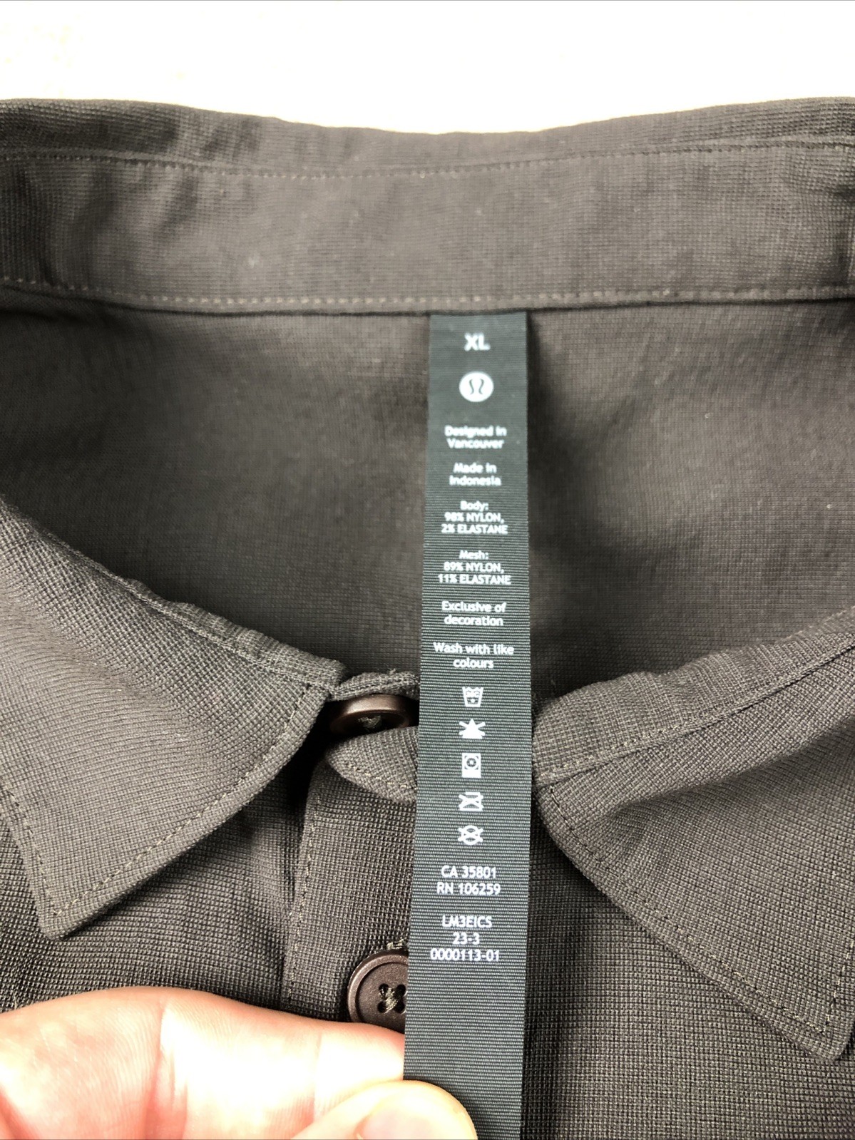 Lululemon Solid Brown Button Down Overshirt Size … - image 6