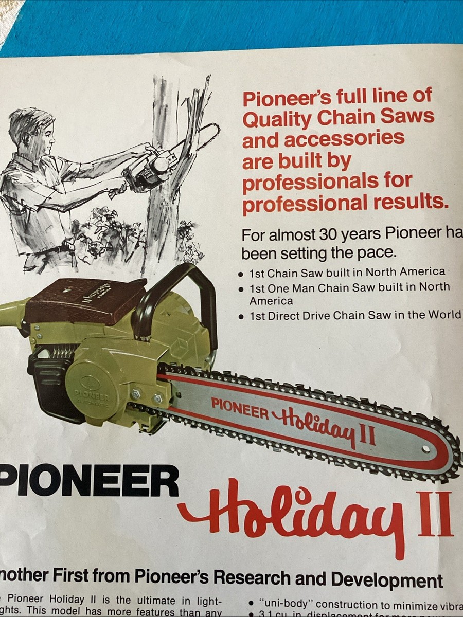 Pioneer 1200, 2200, 2270, 3200, 3270, 1560plus Chain Saw