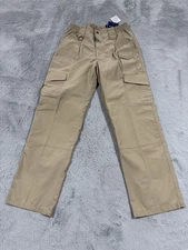 Propper Pants Mens 32x30 Khaki Tactical Cargo Soil Stain Resistant Teflon Work