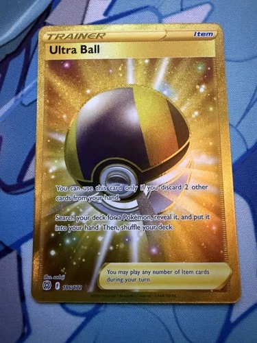 Ultra Ball 186/172 Secret Rare Brilliant Stars Pokemon Near Mint