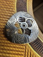 Vintage Brass Silver Guitar Pick With Case Acoustic & Electric USA Made