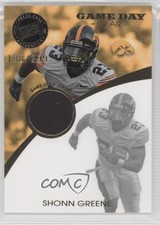 2009 Press Pass Signature Edition Game Day Gear Gold 138/299 Shonn Greene 9bp