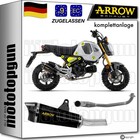 ARROW KOMPLETTANLAGE OP X-KONE SCHWARZ C HONDA MSX 125 GROM 2023 23 2024 24
