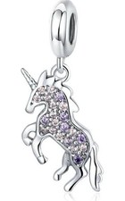 925 Sterling Silver Unicorn Necklace, includes necklace and pendant