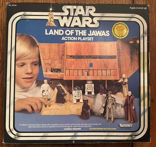 Vintage Kenner Star Wars Land Of The Jawas Playset Unassembled Contents