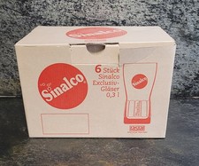 Sinalco Gläser Limitiert Konvolut Glas