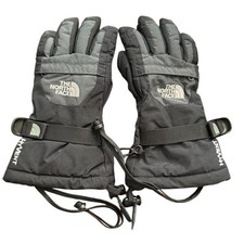 The North Face Youth HyVent Insulated Winter Gloves Black Grey Medium ASB2